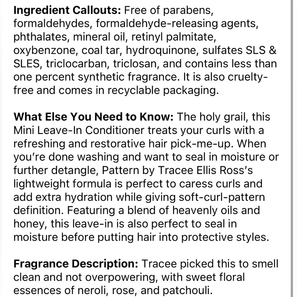 2 for $15 - NEW Pattern Leave-In Conditioner - Picture 4 of 6